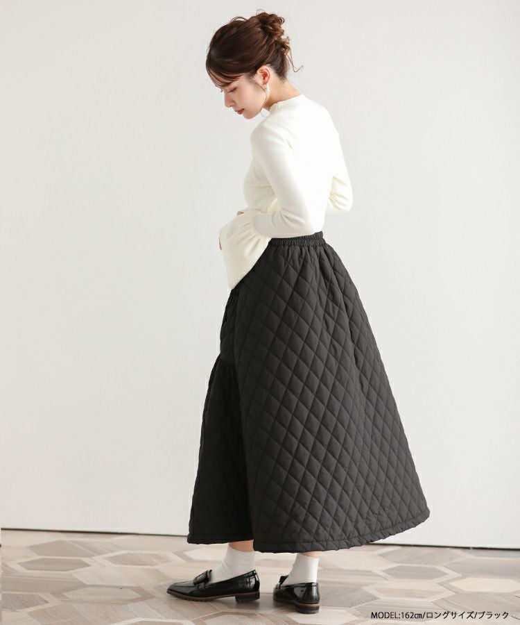 ZOZO限定商品】キルティングフレアスカート【宅配便】 | Fit more