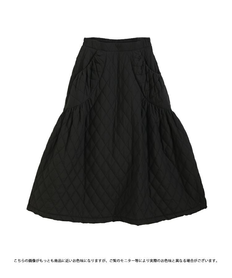 ZOZO限定商品】キルティングフレアスカート【宅配便】 | Fit more