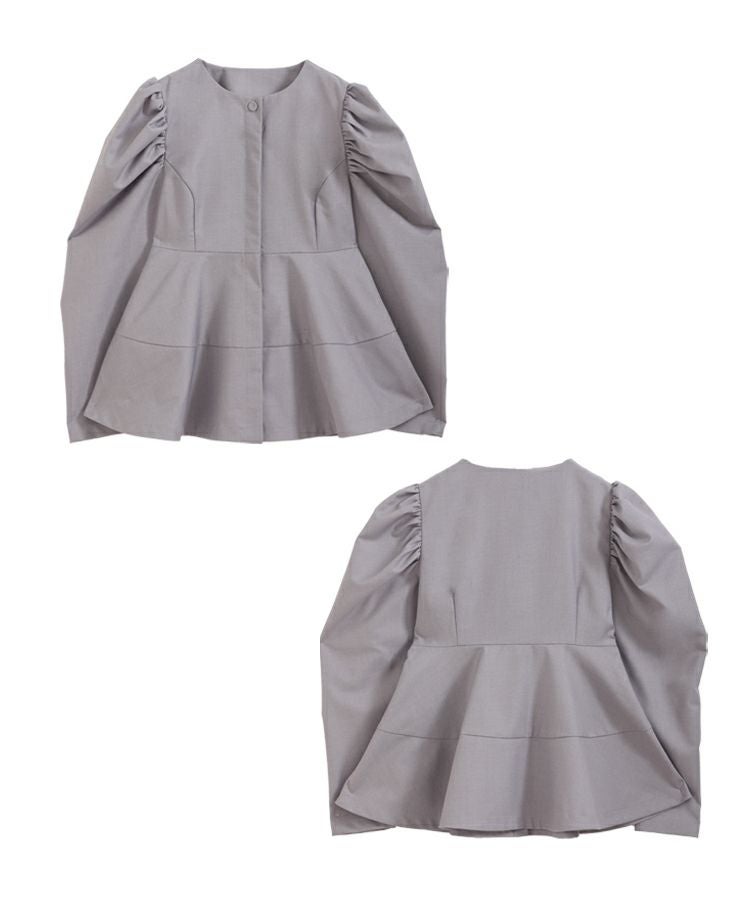 fitmoreパワショルぺプラムブラウス パワショルペプラムブラウス【宅配便】 | Fit more