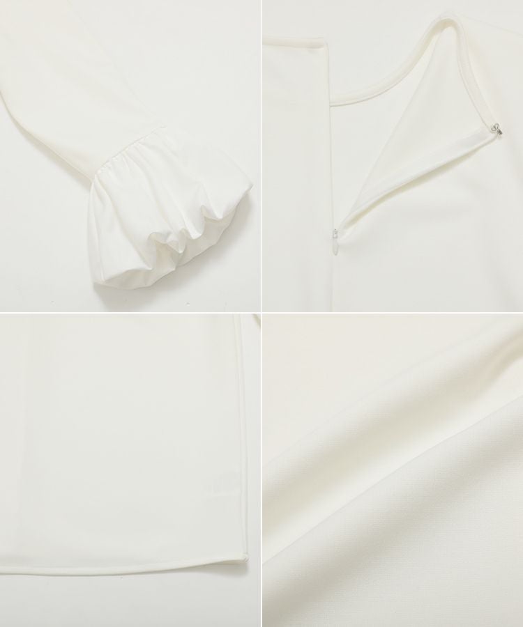 fitmore バルーンスリーブカットソー(white) Fit more（フィットモア） tシャツ バルーンスリーブカットソー「ZOZO