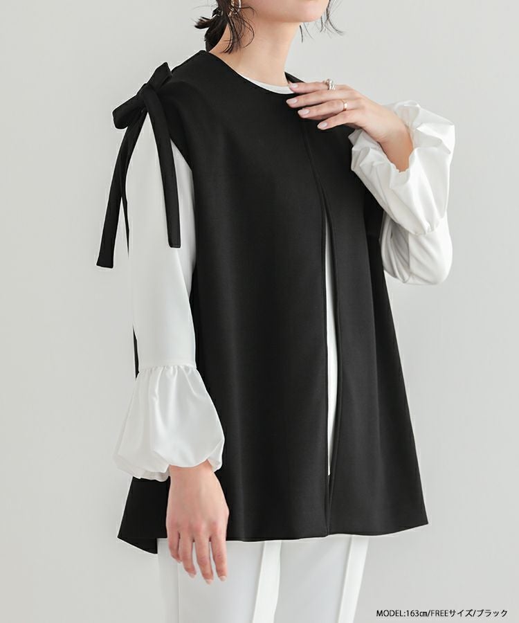 フィットモア　fitmore  ショルダーリボンジレ　黒 ショルダーリボンジレ【宅配便】 | Fit more