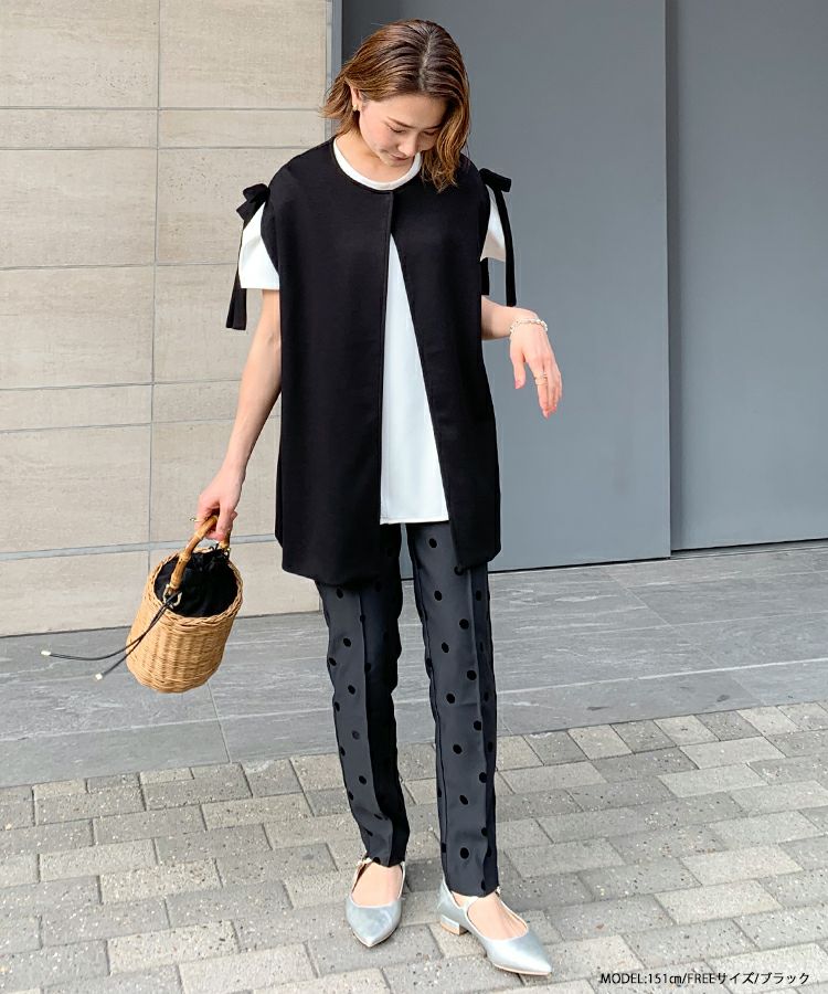 フィットモア　fitmore  ショルダーリボンジレ　黒 ショルダーリボンジレ【宅配便】 | Fit more