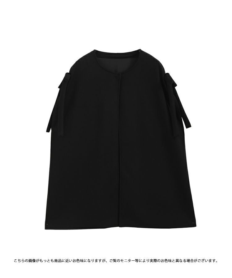 fitmore   リボン　ジレ ショルダーリボンジレ【宅配便】 | Fit more