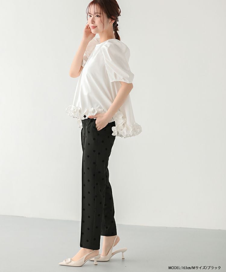 ZOZO限定商品】フロッキードットパンツ【メール便】 | Fit more