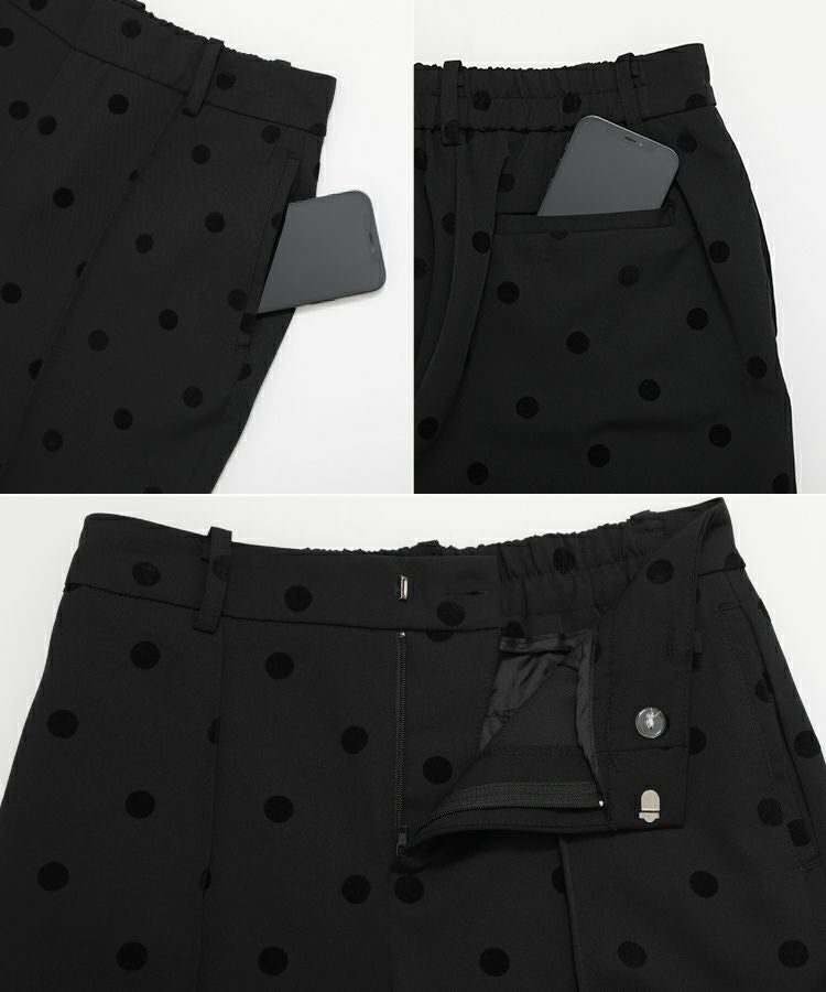 ZOZO限定商品】フロッキードットパンツ【メール便】 | Fit more