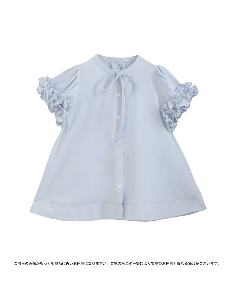 新品未使用⭐️ボリュームフリルスリーブブラウス fitmore Fit more（フィットモア） ブラウス シャツ ボリュームフリルスリーブ