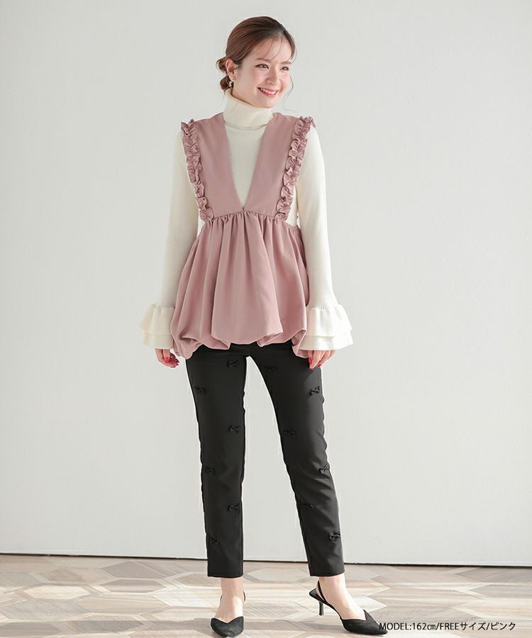 ZOZO限定商品】バルーンフリルジレ【宅配便】 | Fit more