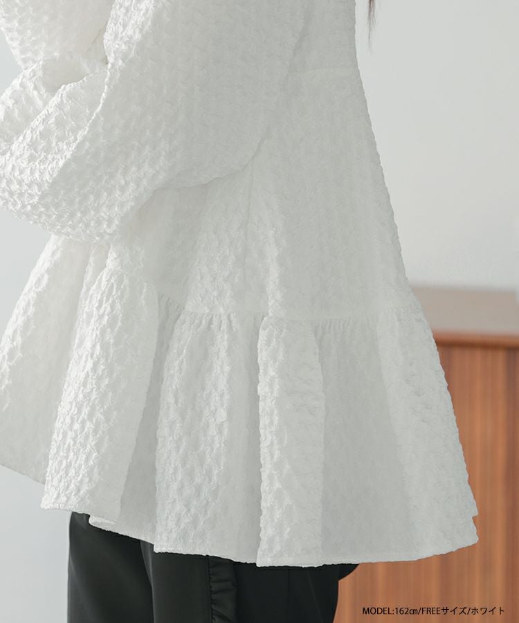 ZOZO限定商品】ダイヤジャガードティアードトップス【宅配便】 | Fit more