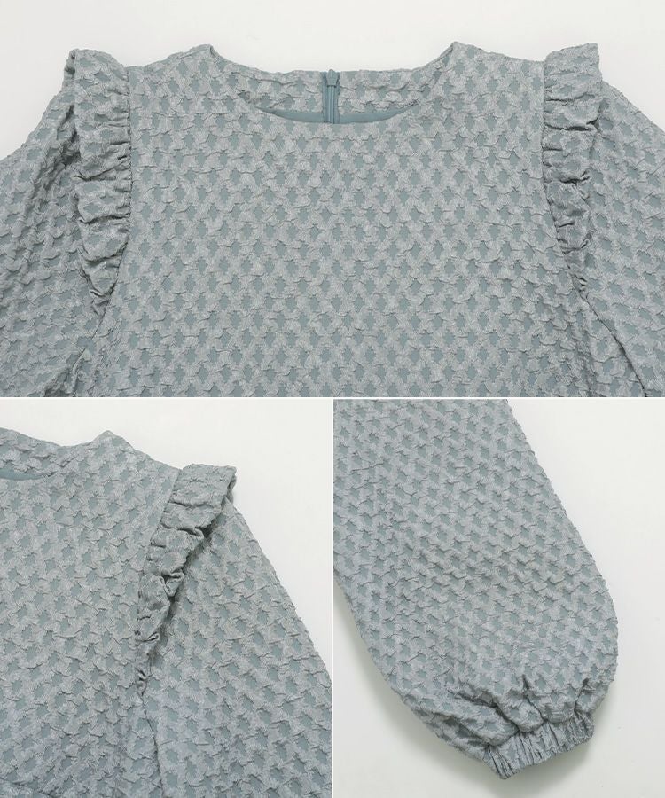 ZOZO限定商品】ダイヤジャガードティアードトップス【宅配便】 | Fit more