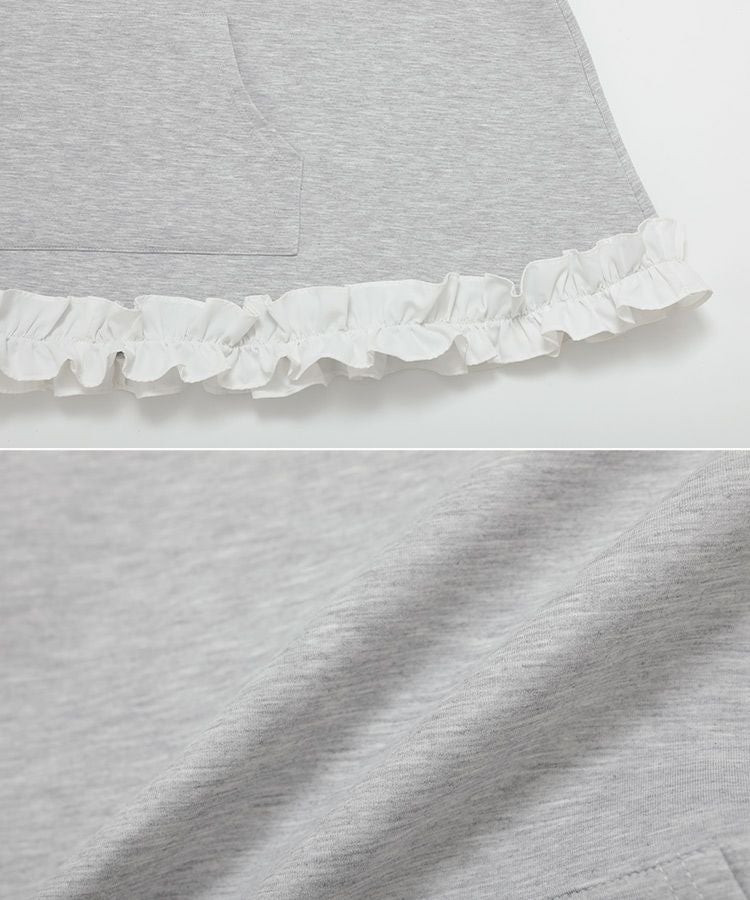ZOZO限定商品】裾フリルテントラインフーディー【宅配便】 | Fit more