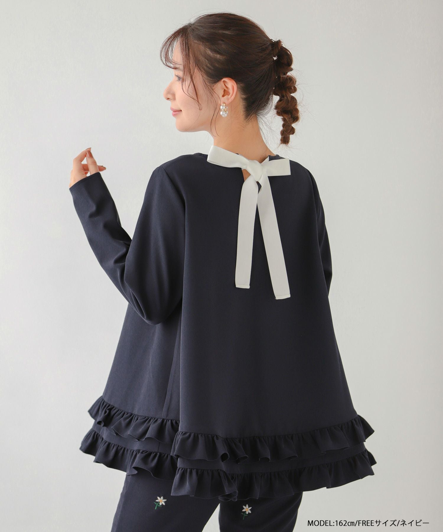 ADORE バックリボン　二枚仕立プルオーバー バックリボンプルオーバー – Donna Libera