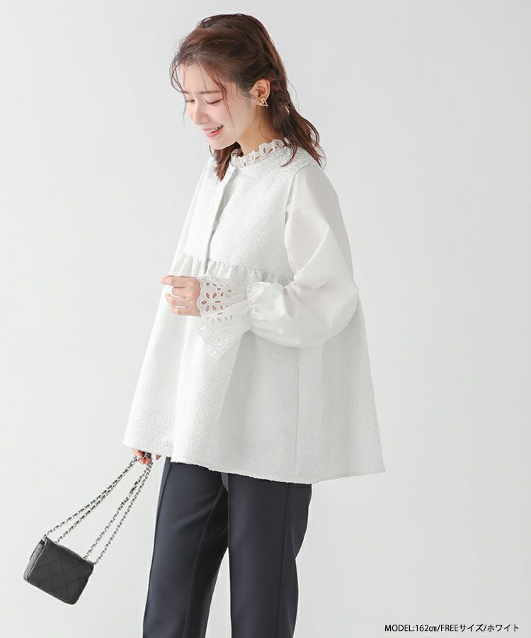 fitmore タグ付き　ブラウス シャツブラウス | Fit more