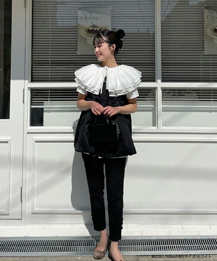 エムズグレイシー   ペプラムブラウス ダブルクロスペプラムブラウス: m,i,d,公式通販｜m-i-d e-shopping