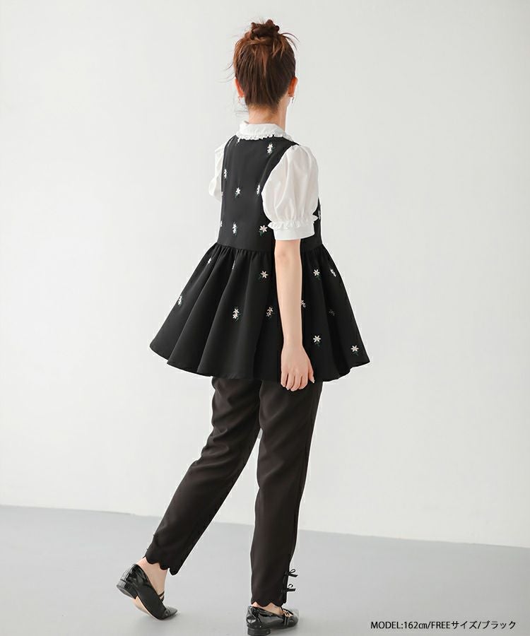 Maison Special リブスムースステッチジレ MAISON SPECIAL（メゾンスペシャル） ベスト ジレ Ribbon Stitch Knit