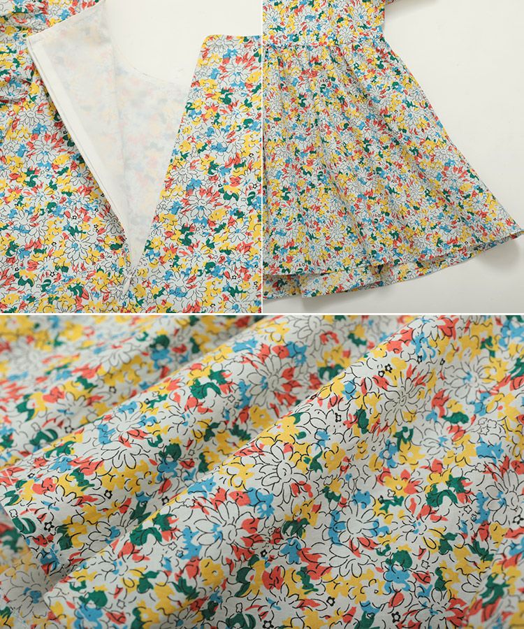 値段交渉可　fitmore 花柄ペプラムボリュームスリーブトップス セール】花柄ペプラムボリュームスリーブトップス（シャツ/ブラウス