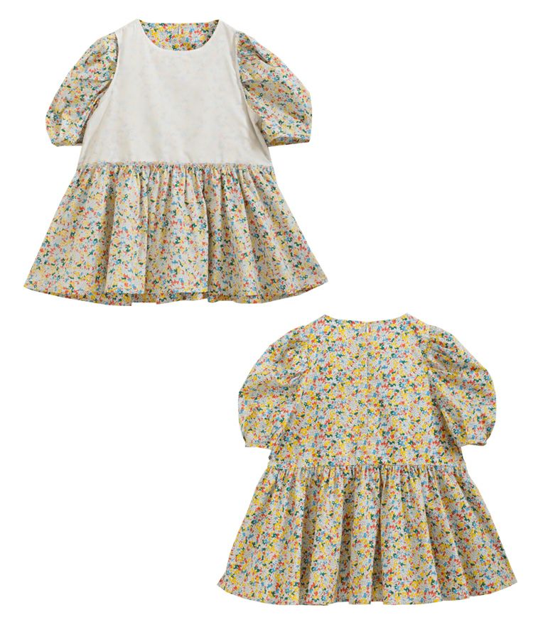 値段交渉可　fitmore 花柄ペプラムボリュームスリーブトップス セール】花柄ペプラムボリュームスリーブトップス（シャツ/ブラウス