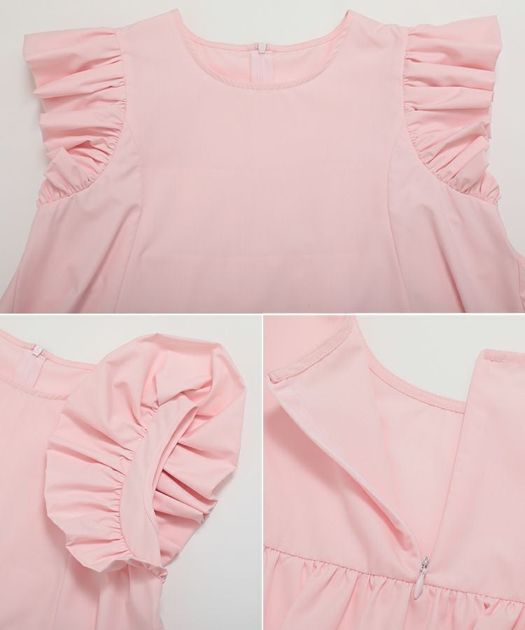 yoriヨリ　バックフリルブラウス　ピンク　フリーサイズ バックフリルブラウス – yori shirocon