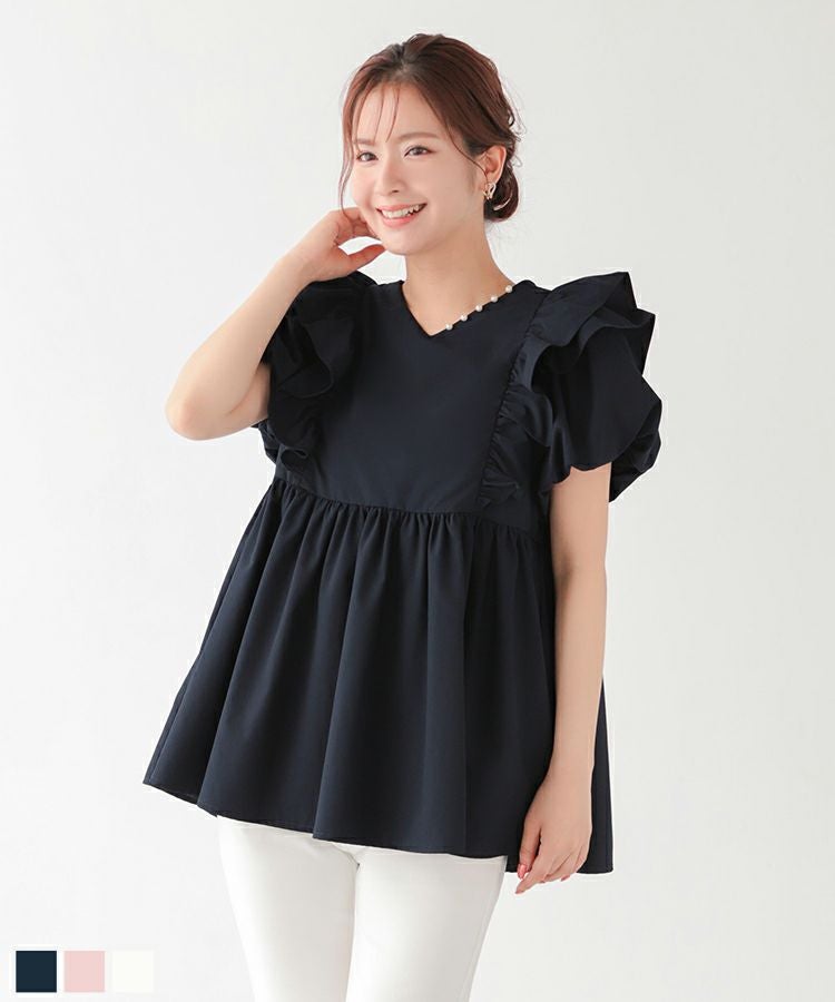 フラワースフレジャガードトップス【宅配便】 | Fit more