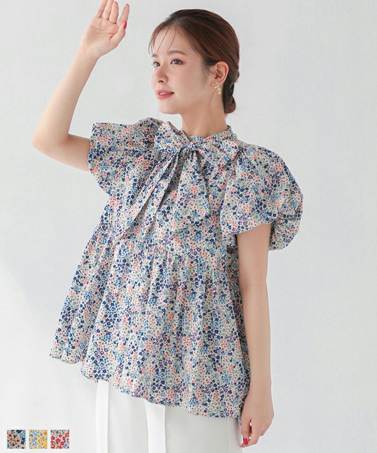 美品 ローレンラルフローレン 半袖 ボウタイブラウス 花柄 プリーツ 楽天市場】ラルフローレン 花柄 シャツの通販