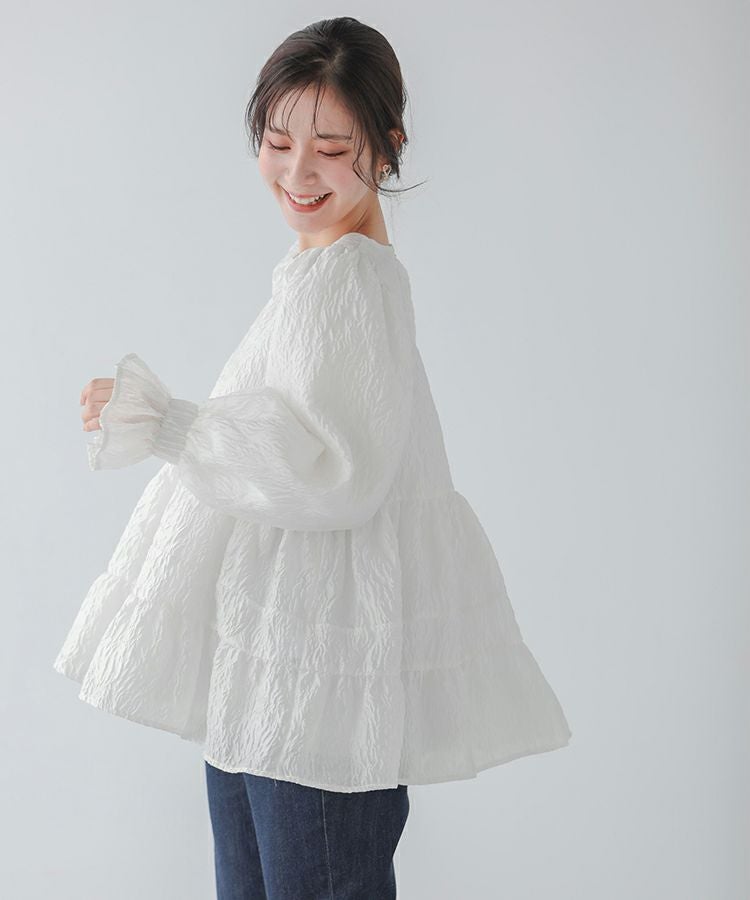 ZOZO限定商品】タックスリーブジャガードトップス【宅配便】 | Fit more