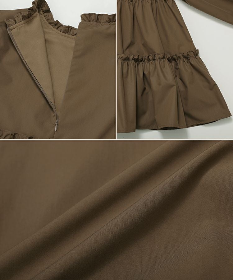 切り替えフリルティアードトップス【宅配便】 | Fit more