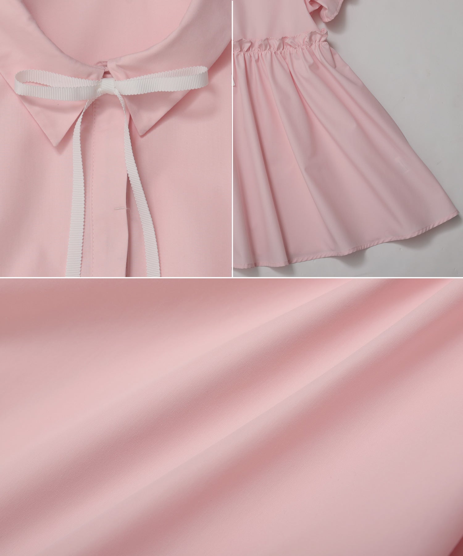 ZOZO限定商品】グログランリボン袖フリルブラウス【宅配便】 | Fit more