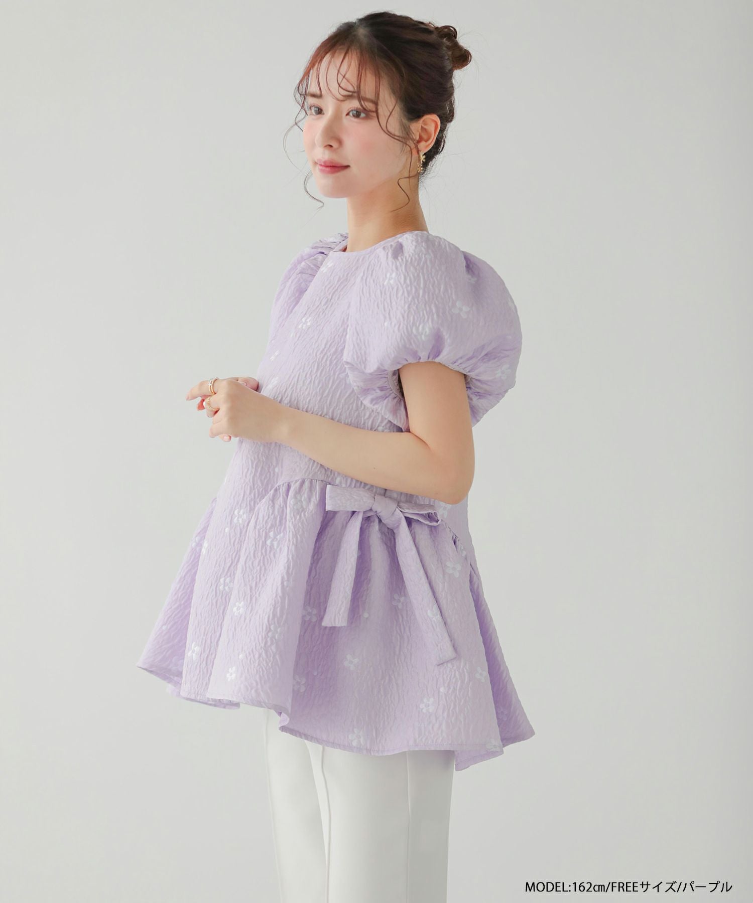 ZOZO限定商品】フラワースフレジャガードトップス【宅配便】 | Fit more