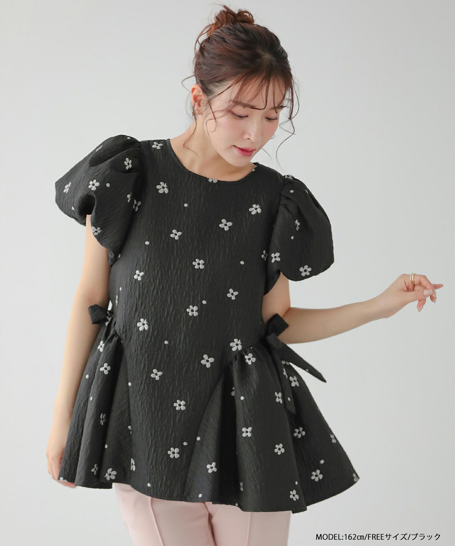ZOZO限定商品】フラワースフレジャガードトップス【宅配便】 | Fit more