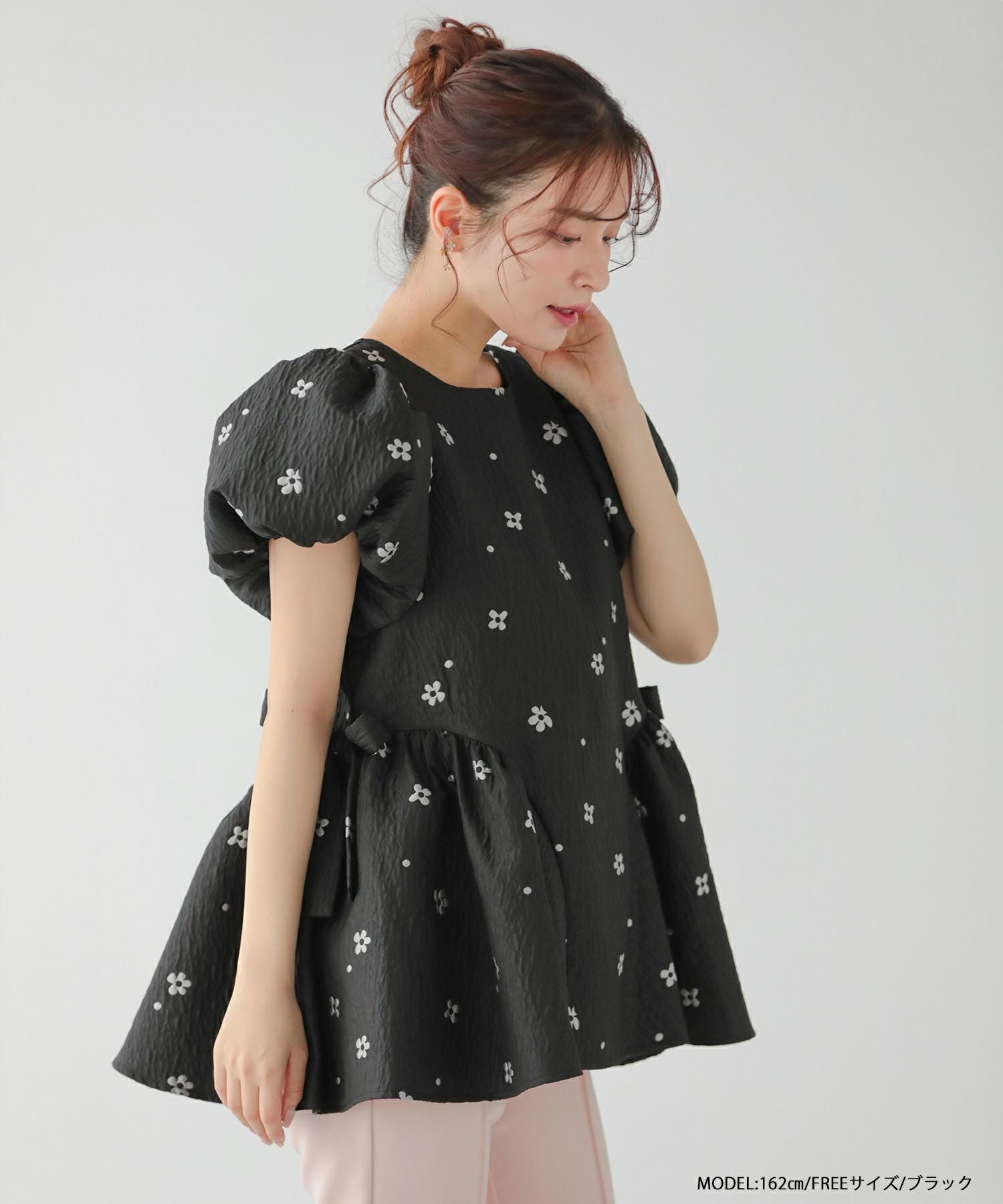 ZOZO限定商品】フラワースフレジャガードトップス【宅配便】 | Fit more