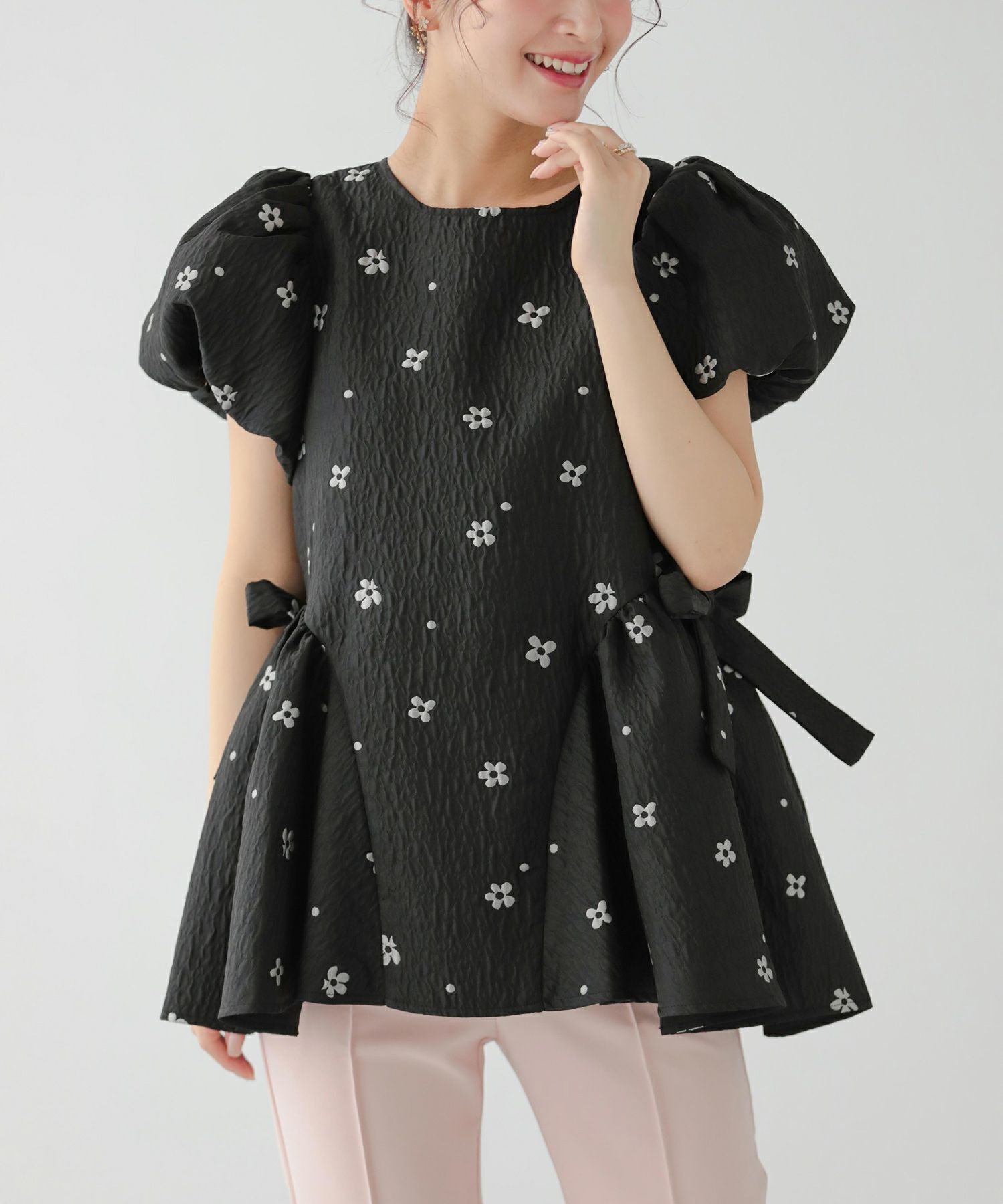 ZOZO限定商品】フラワースフレジャガードトップス【宅配便】 | Fit more