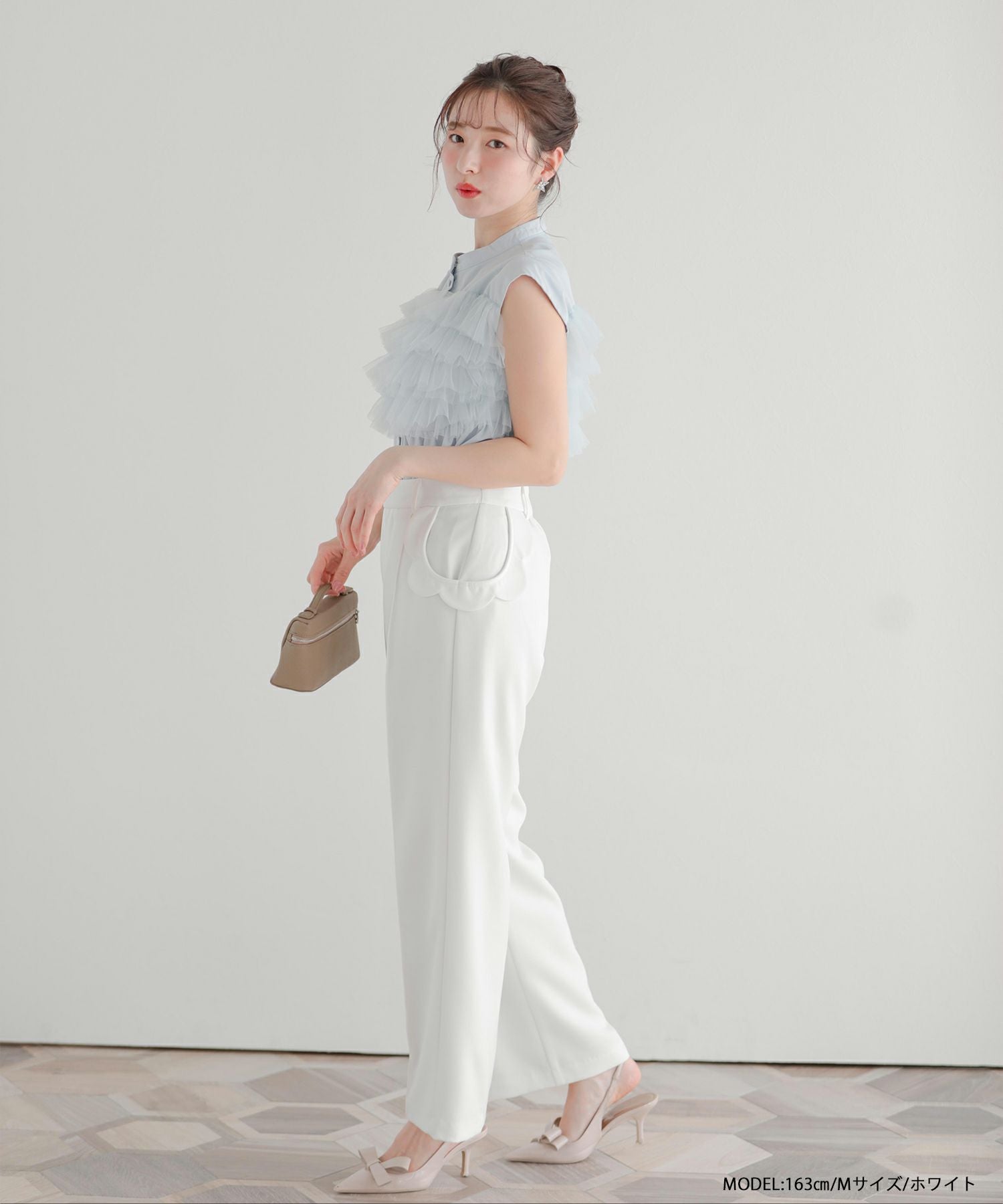 ZOZO限定商品】】ポケットスカラップワイドパンツ【メール便】 | Fit more