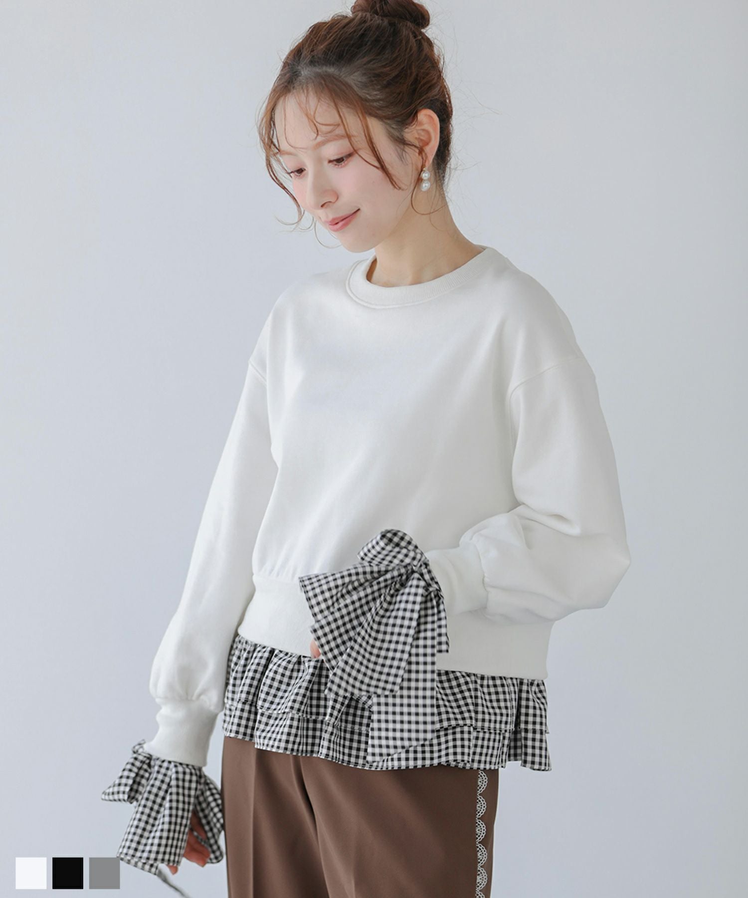 ミルフィーユフリルスウェット【宅配便】 | Fit more