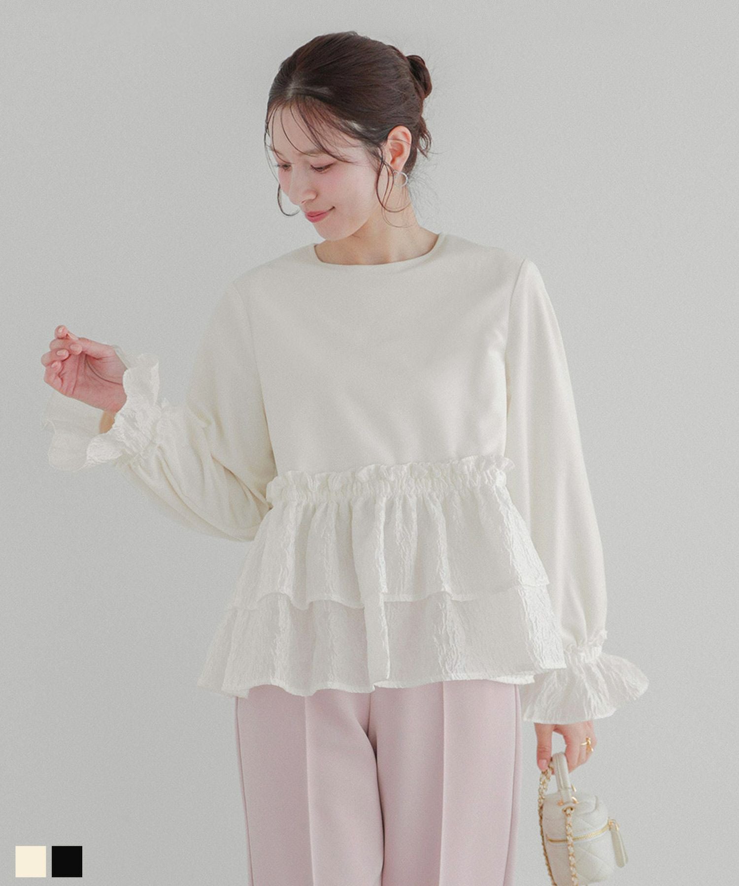 ミルフィーユフリルスウェット【宅配便】 | Fit more