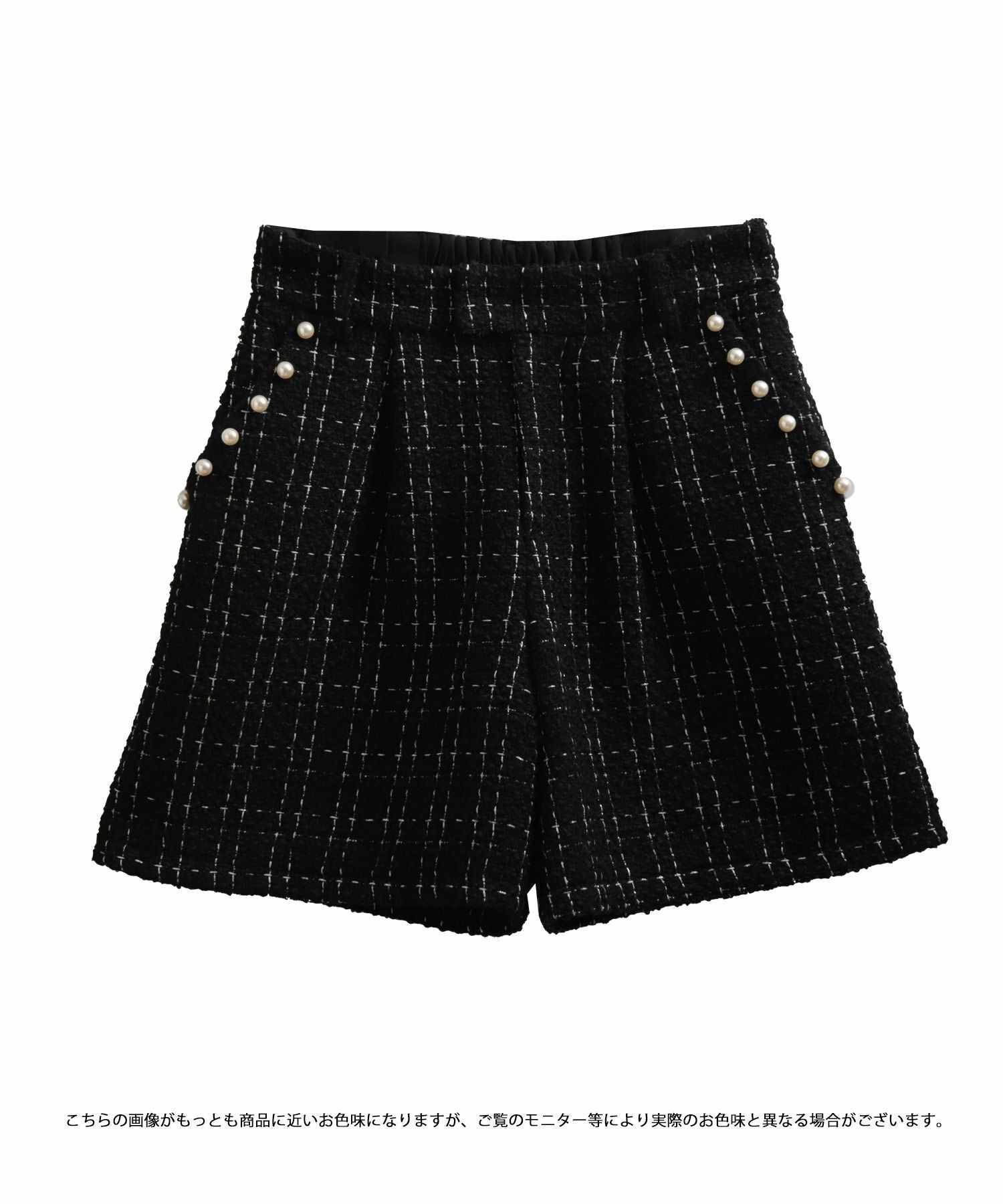ツイードパールポケットショートパンツ【宅配便】 | Fit more