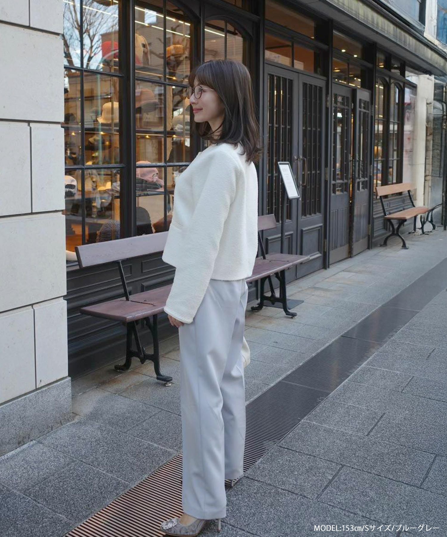 saayaコラボ！バックフリルワイドパンツ【メール便】 | Fit more