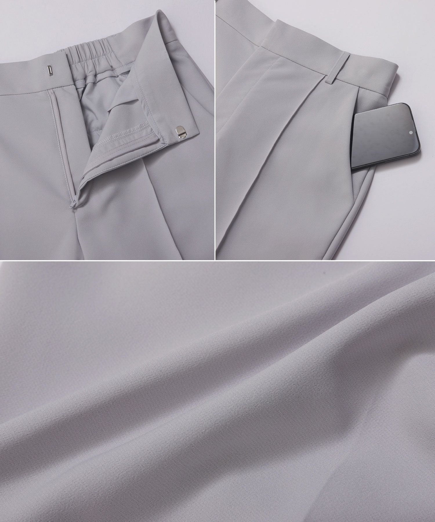 裾パールテーパードパンツ【メール便】 | Fit more