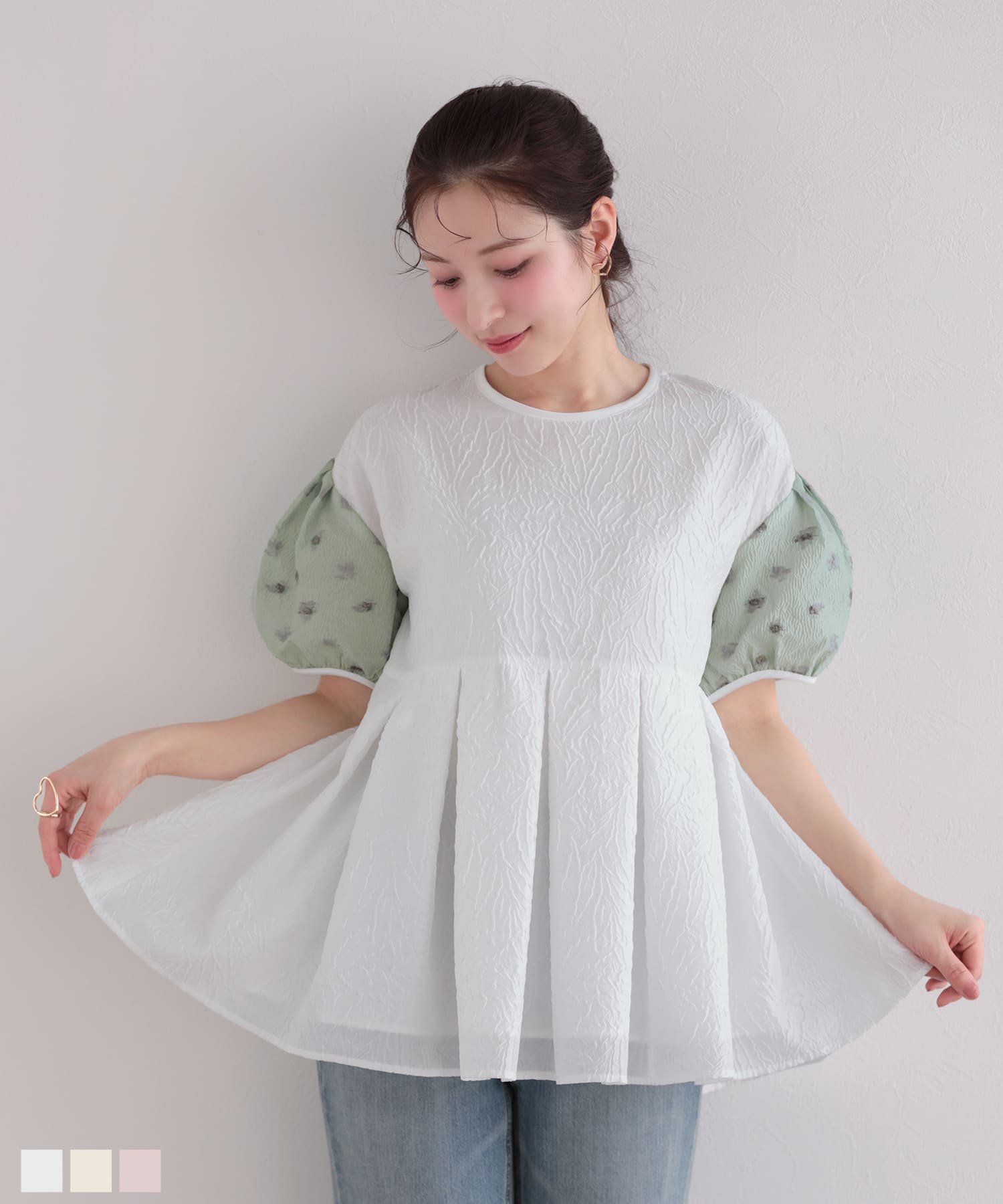 ZOZO限定商品】フラワースフレジャガードトップス【宅配便】 | Fit more
