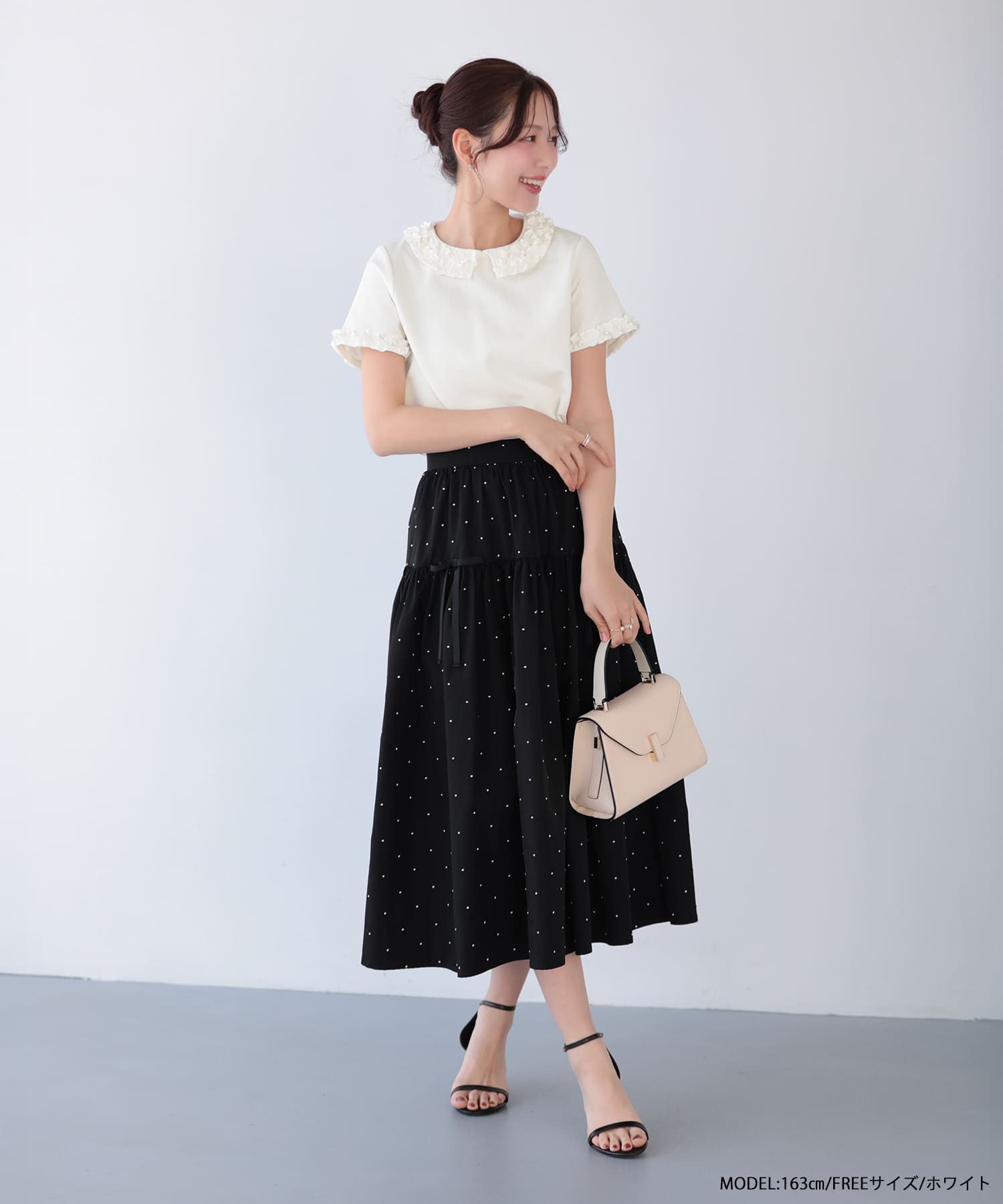 フリルカラーカットソートップス【宅配便】 | Fit more
