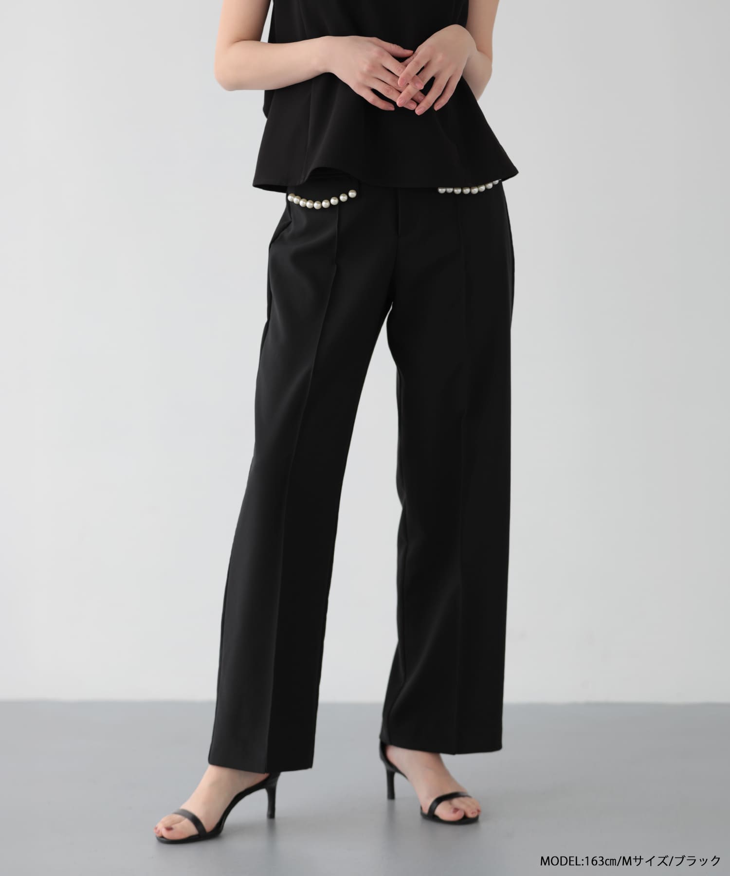 フラップポケットパールワイドパンツ【メール便】 | Fit more