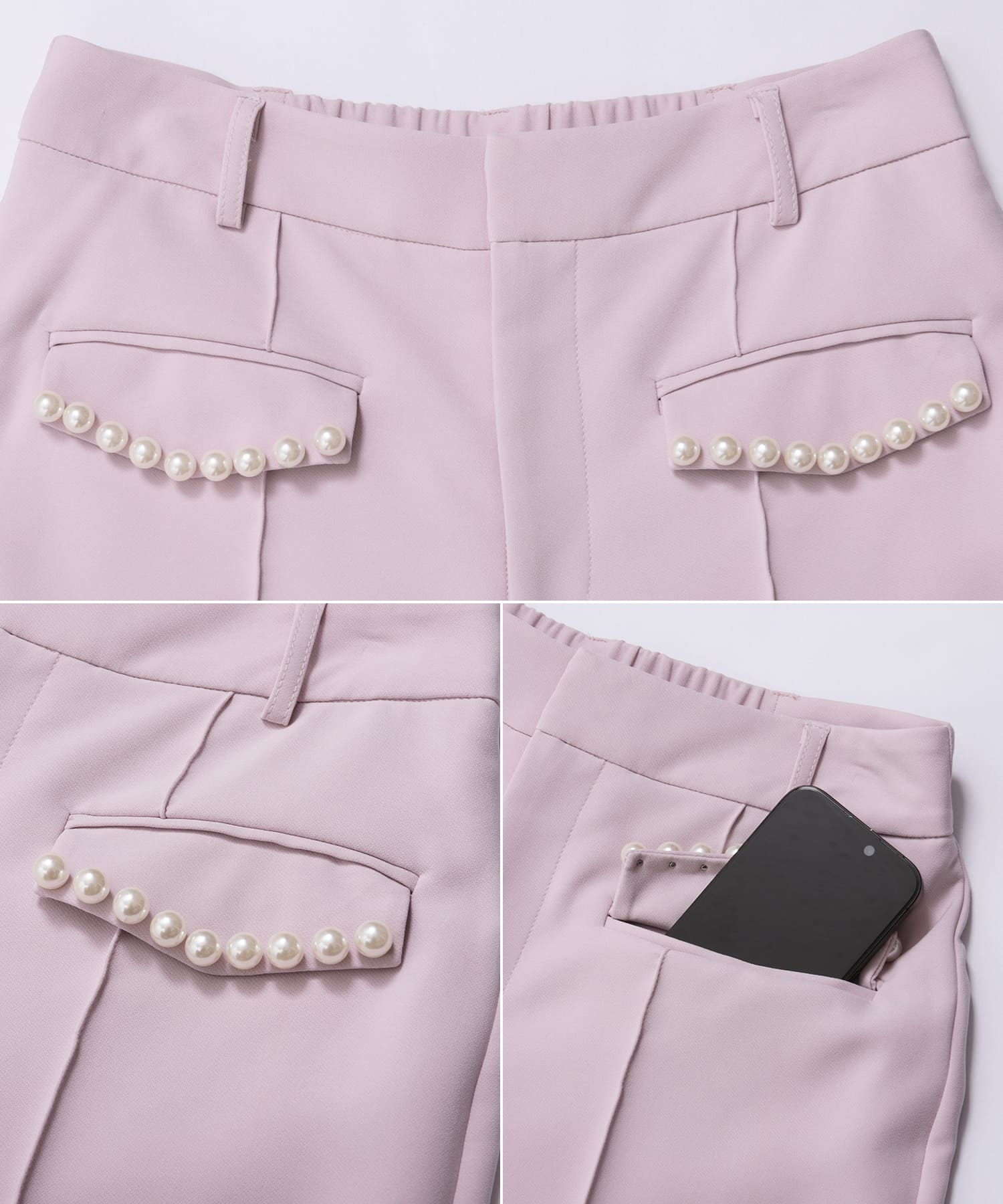 フラップポケットパールワイドパンツ【メール便】 | Fit more
