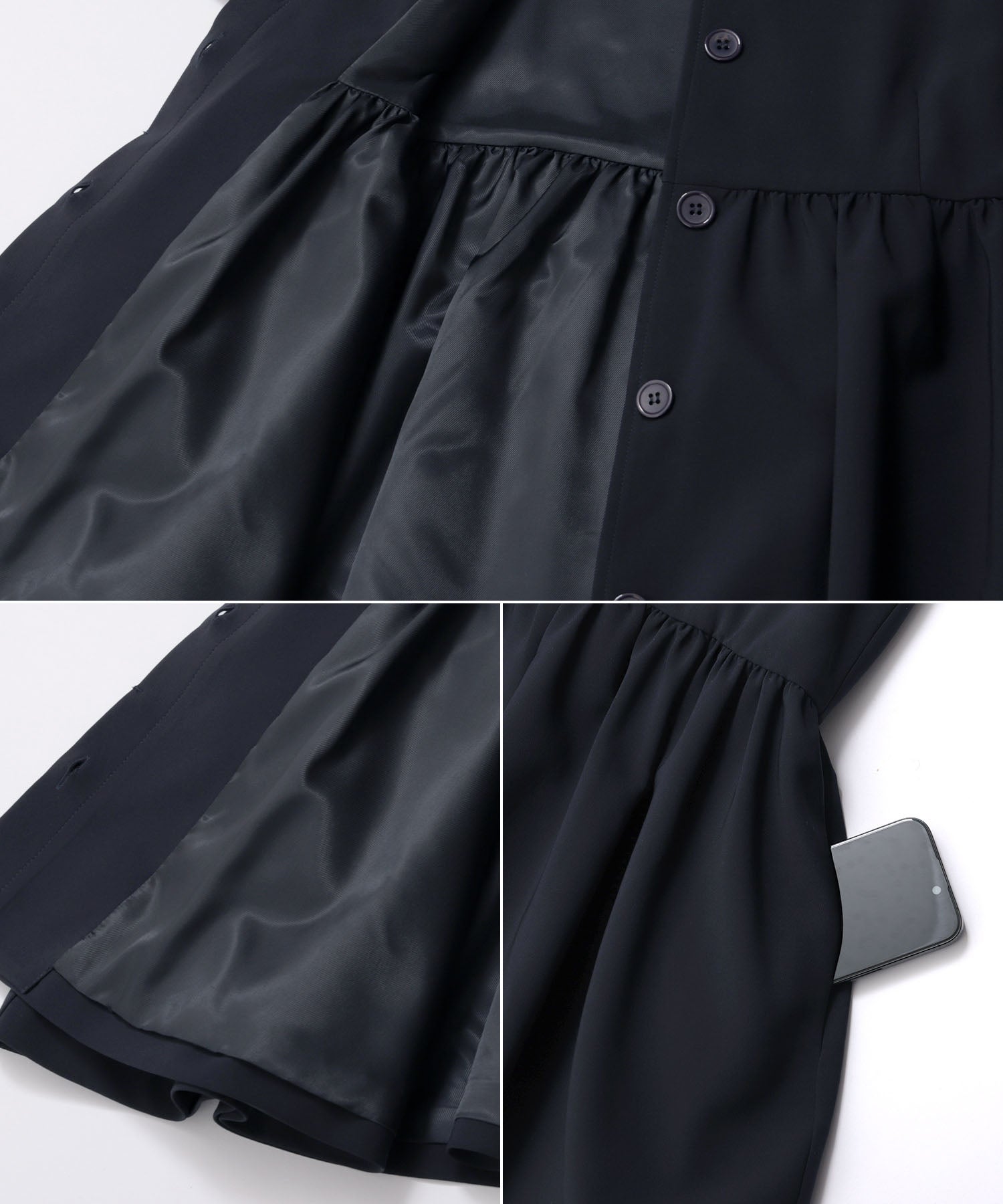フロントリボンペプラムジレ【宅配便】 | Fit more