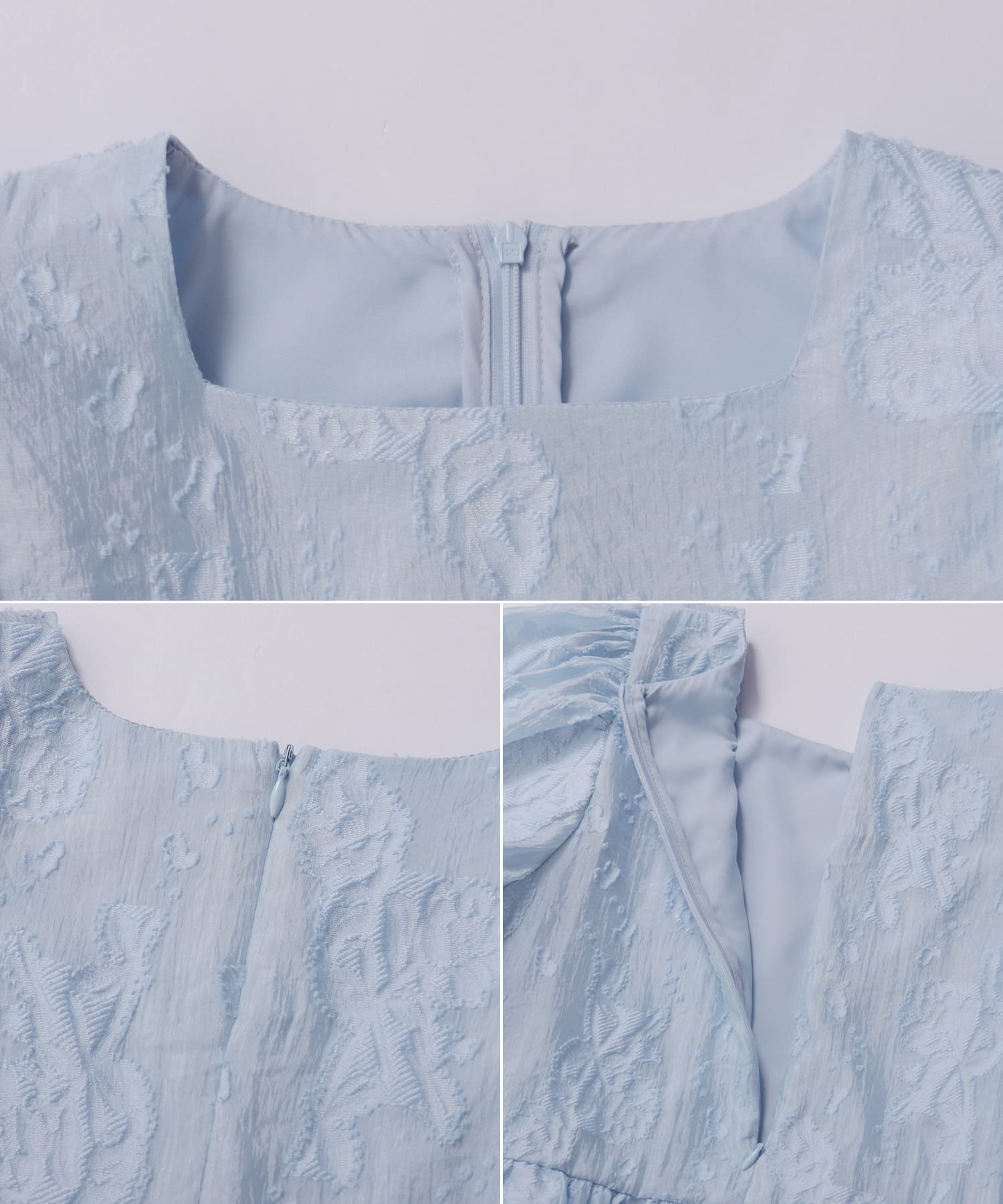 シアーフラワー袖バルーントップス 【即納】【宅配便】 | Fit more