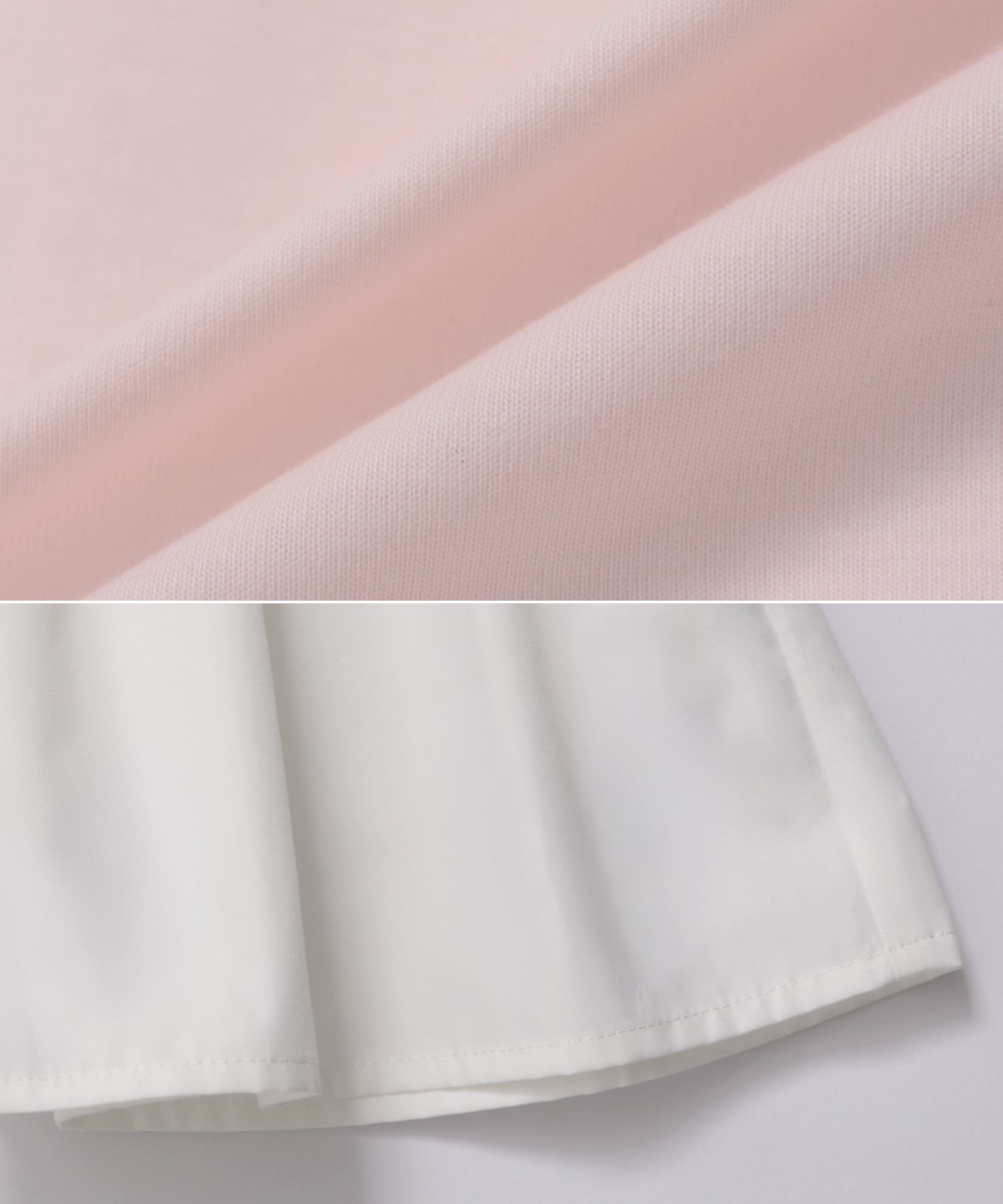 アシメ切替バテン襟Tシャツ【宅配便】 | Fit more